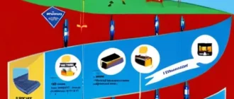Инфографика безопасного плана монтажа без конфликтов: график, регламенты, координация