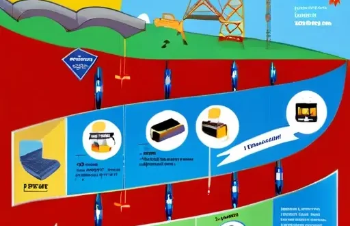 Инфографика безопасного плана монтажа без конфликтов: график, регламенты, координация