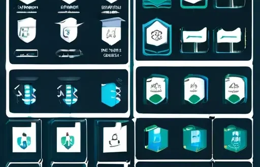 Иллюстрация автоматизированной системы защиты:SIEM, SOAR, EDR, NDR, WAF, CASB в нулевом доверии с потоками данных и защитными щитами